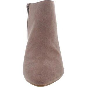 Alfani Womens Armena Faux Suede Pointed Toe Ankle Boots Tan Size 7 Medium